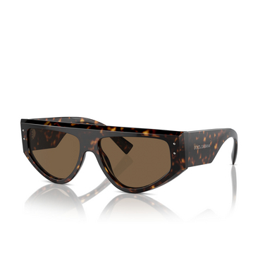 Gafas de sol Dolce & Gabbana DG4461 502/73 havana - Vista tres cuartos