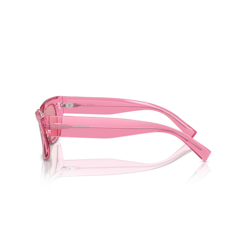 Dolce & Gabbana DG4462 Sunglasses 314830 transparent pink - 3/4