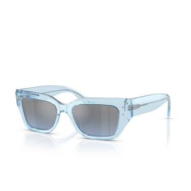 Lunettes de soleil Dolce & Gabbana DG4462 33227C transparent blue - Vue trois quarts