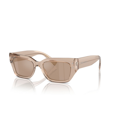 Dolce & Gabbana DG4462 Sunglasses 34325A transparent camel - three-quarters view