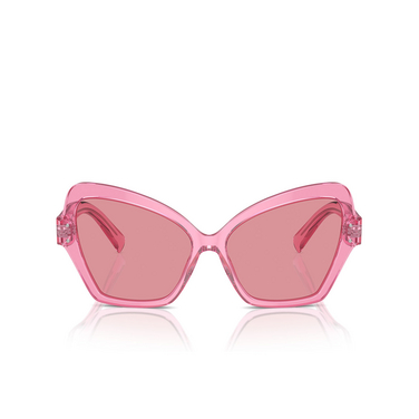 Lunettes de soleil Dolce & Gabbana DG4463 314830 transparent pink - Vue de face