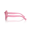 Occhiali da sole Dolce & Gabbana DG4463 314830 transparent pink - anteprima prodotto 3/4