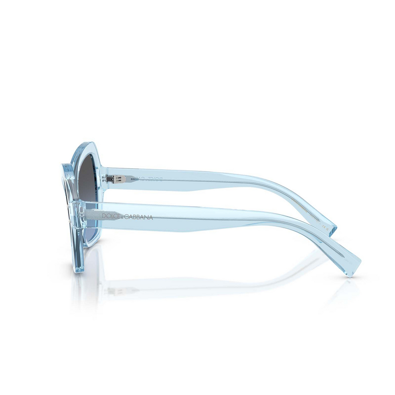 Lunettes de soleil Dolce & Gabbana DG4463 33227C transparent blue - 3/4