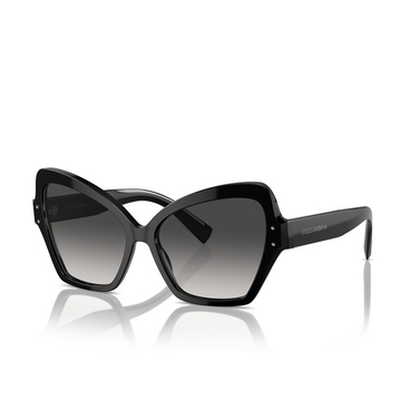 Gafas de sol Dolce & Gabbana DG4463 501/8G black - Vista tres cuartos