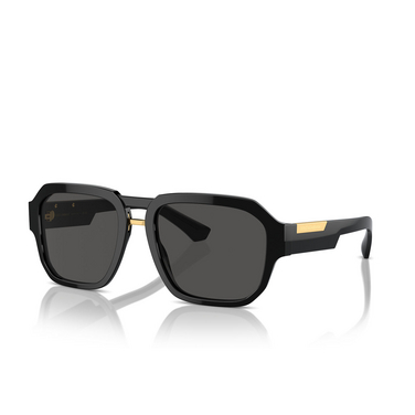 Gafas de sol Dolce & Gabbana DG4464 501/87 black - Vista tres cuartos
