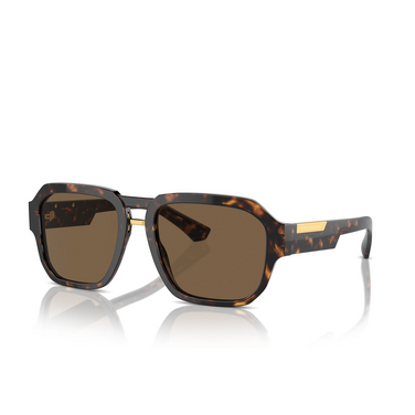 Gafas de sol Dolce & Gabbana DG4464 502/73 havana - Vista tres cuartos