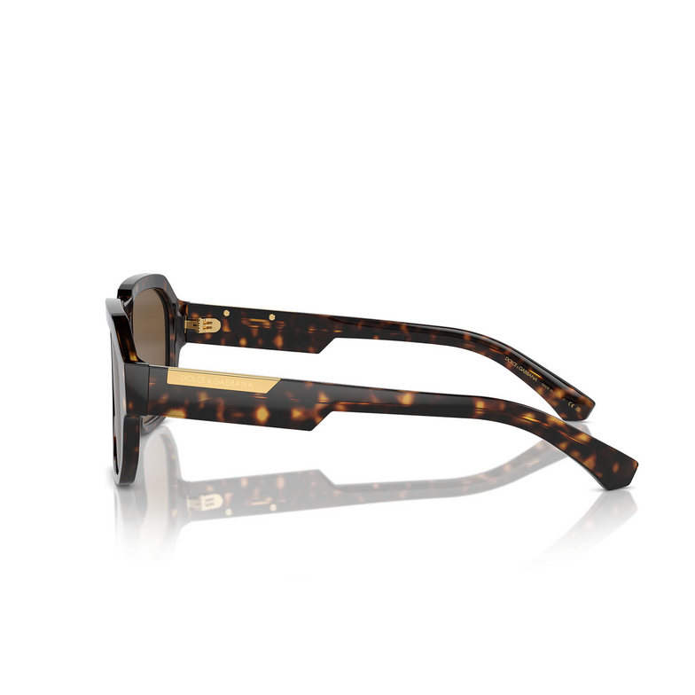 Dolce & Gabbana DG4464 Sunglasses 502/73 havana - 3/4