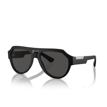 Dolce & Gabbana DG4466 Sunglasses 25256G matte black - three-quarters view