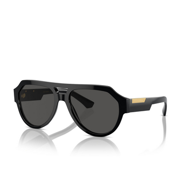 Dolce & Gabbana DG4466 Sunglasses 501/87 black - three-quarters view