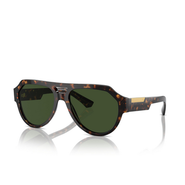 Dolce & Gabbana DG4466 Sunglasses 502/71 havana - three-quarters view