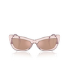 Lunettes de soleil Dolce & Gabbana DG4467B 31486X transparent rose - Vignette du produit 1/4