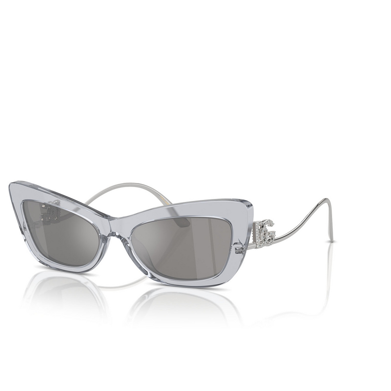 Occhiali da sole Dolce & Gabbana DG4467B 32916G transparent grey - 2/4