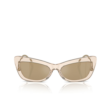 Lunettes de soleil Dolce & Gabbana DG4467B 343203 transparent camel - Vue de face