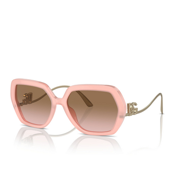 Occhiali da sole Dolce & Gabbana DG4468B 343611 opal rose - tre quarti