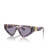 Dolce & Gabbana DG4469 Sunglasses 3439/1 havana blue pearl - product thumbnail 2/4