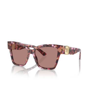 Gafas de sol Dolce & Gabbana DG4470 344073 havana pink pearl - Vista tres cuartos