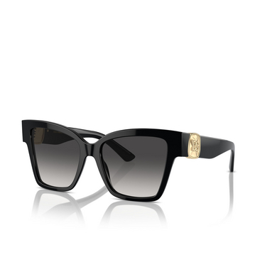 Gafas de sol Dolce & Gabbana DG4470 501/8G black - Vista tres cuartos