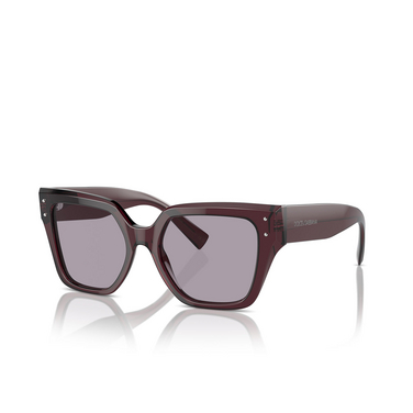 Dolce & Gabbana DG4471 Sunglasses 3045AK transparent violet - three-quarters view