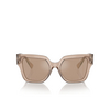 Dolce & Gabbana DG4471 Sonnenbrillen 34325A transparent camel - Produkt-Miniaturansicht 1/4