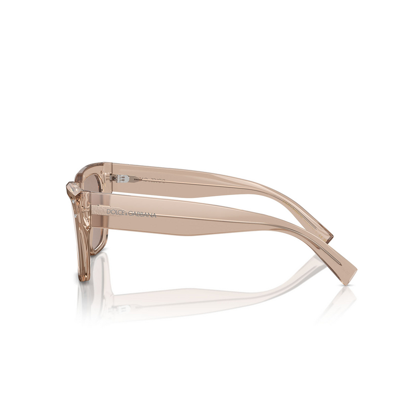 Lunettes de soleil Dolce & Gabbana DG4471 34325A transparent camel - 3/4