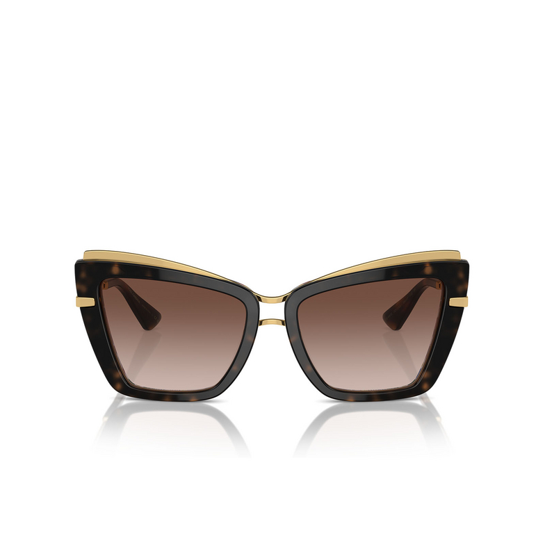 Dolce & Gabbana DG4472 Sunglasses 321713 havana on white barrow - 1/4
