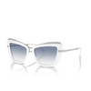 Occhiali da sole Dolce & Gabbana DG4472 337119 white on blue maiolica - anteprima prodotto 2/4