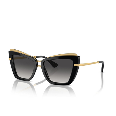 Lunettes de soleil Dolce & Gabbana DG4472 501/8G black - Vue trois quarts