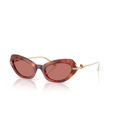 Gafas de sol Dolce & Gabbana DG4473 344469 havana brown - Vista tres cuartos