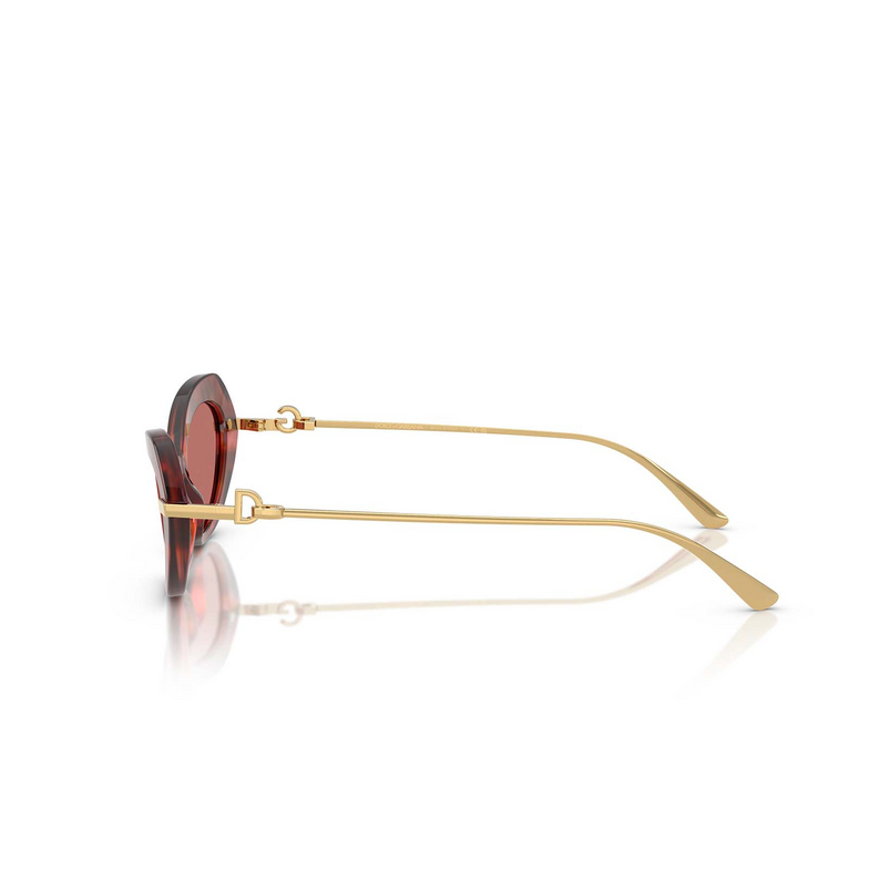 Lunettes de soleil Dolce & Gabbana DG4473 344469 havana brown - 3/4