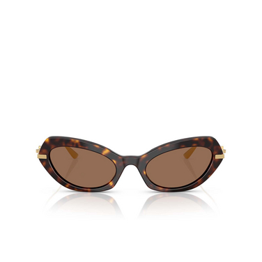 Lunettes de soleil Dolce & Gabbana DG4473 502/73 havana - Vue de face