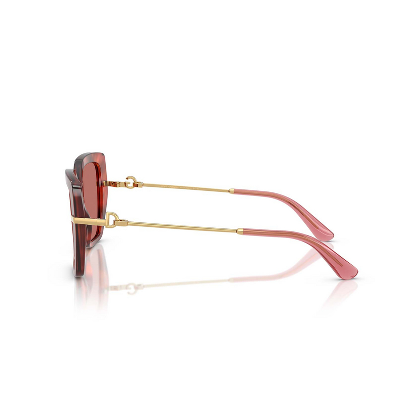 Lunettes de soleil Dolce & Gabbana DG4474 344469 havana brown - 3/4