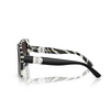 Dolce & Gabbana DG4475 Sunglasses 33728G black on zebra - product thumbnail 3/4