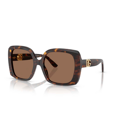 Occhiali da sole Dolce & Gabbana DG4475 502/73 havana - tre quarti