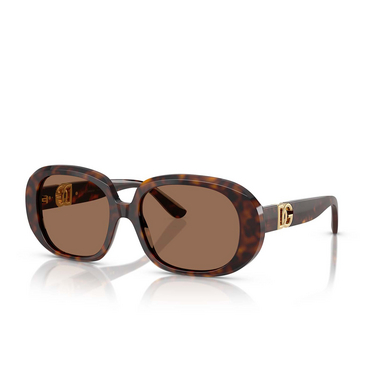 Dolce & Gabbana DG4476 Sonnenbrillen 502/73 havana - Dreiviertelansicht