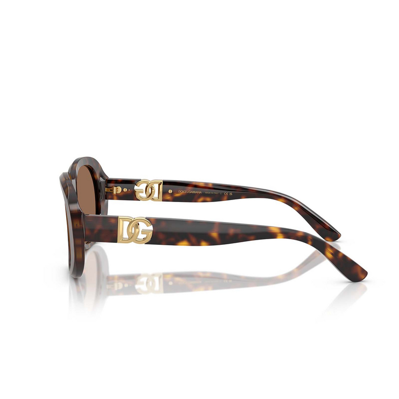 Lunettes de soleil Dolce & Gabbana DG4476 502/73 havana - 3/4