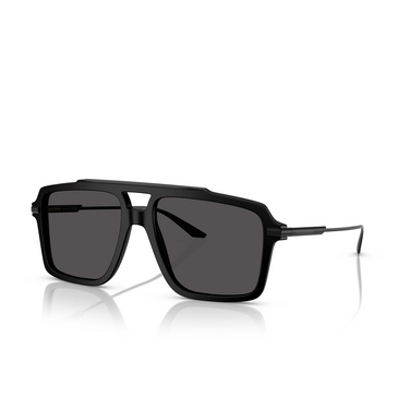 Gafas de sol Dolce & Gabbana DG4477 252587 matte black - Vista tres cuartos