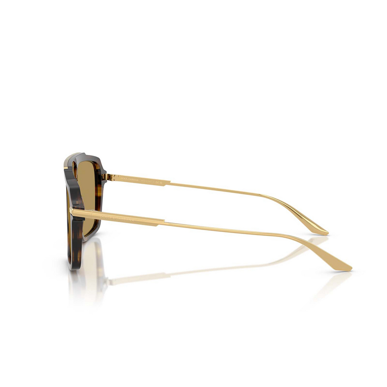 Dolce & Gabbana DG4477 Sunglasses 344673 striped ochre - 3/4