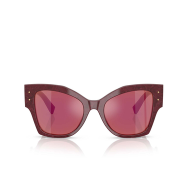 Lunettes de soleil Dolce & Gabbana DG4478 3442D0 bordeaux lace - Vue de face