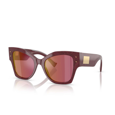 Dolce & Gabbana DG4478 Sunglasses 3442D0 bordeaux lace - three-quarters view