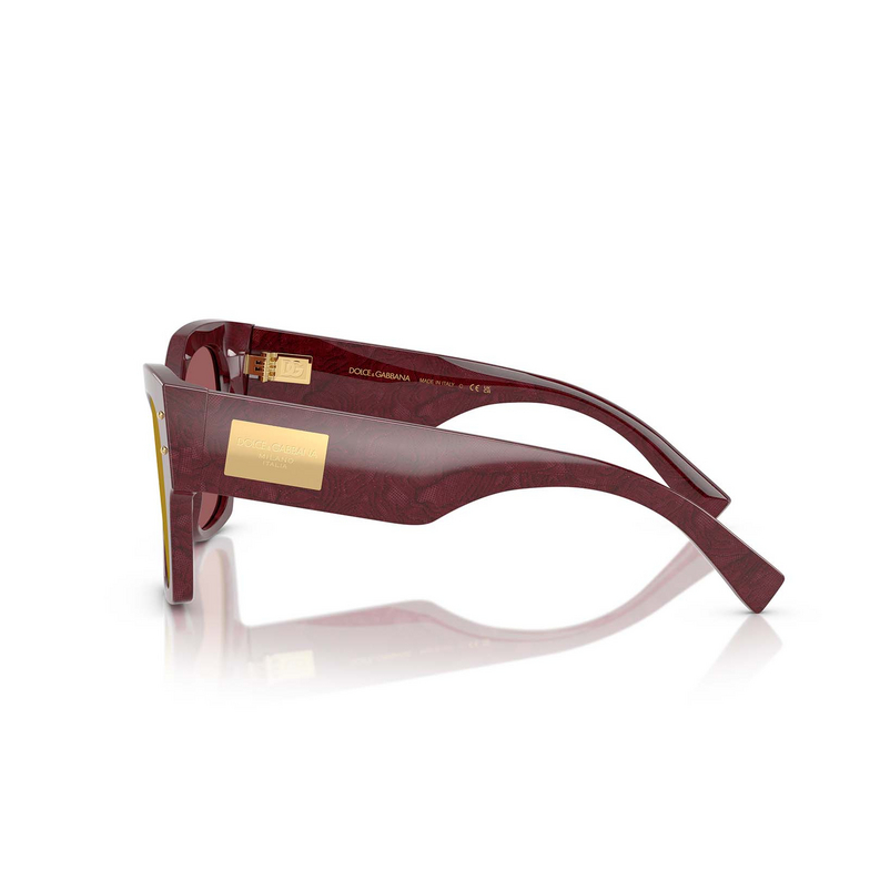 Lunettes de soleil Dolce & Gabbana DG4478 3442D0 bordeaux lace - 3/4