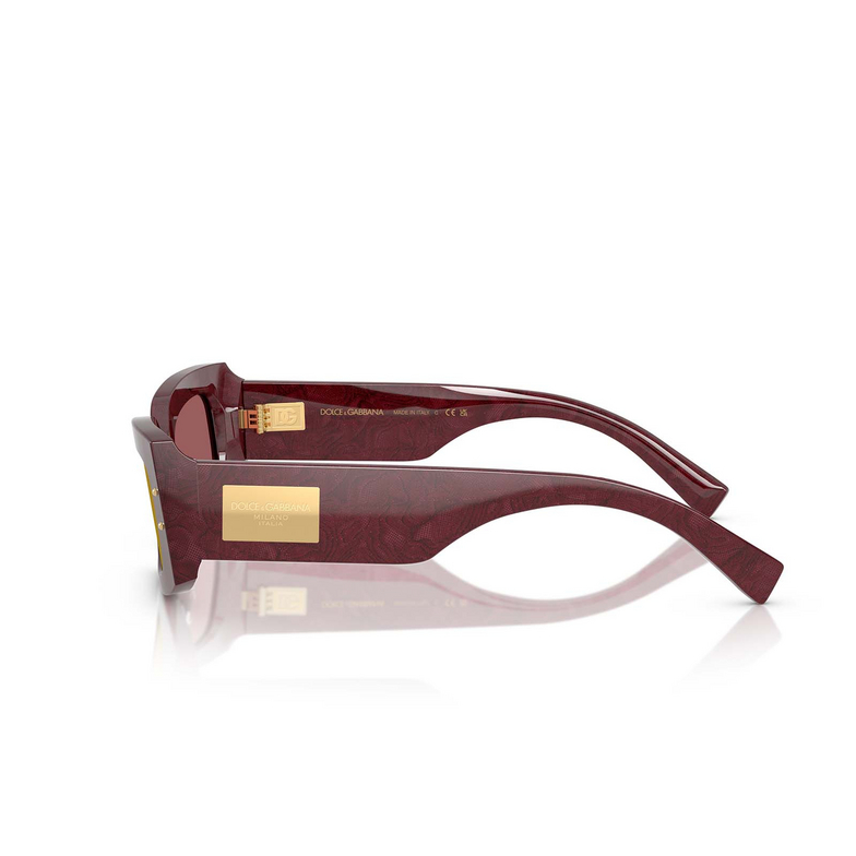 Gafas de sol Dolce & Gabbana DG4479 3442D0 bordeaux lace - 3/4