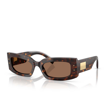 Lunettes de soleil Dolce & Gabbana DG4479 502/73 havana - Vue trois quarts