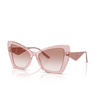 Lunettes de soleil Dolce & Gabbana DG4489 322613 transparent powder pink - Vignette du produit 2/4