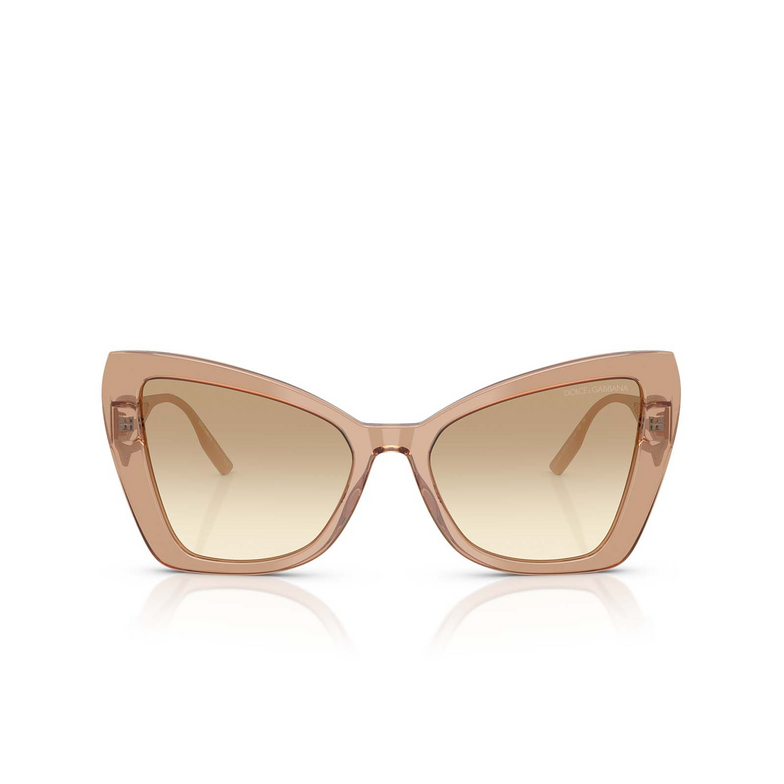 Dolce & Gabbana DG4489 Sunglasses 343213 transparent camel - 1/4