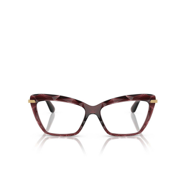 Dolce & Gabbana DG5025 Korrektionsbrillen 3045 transparent bordeaux - Vorderansicht