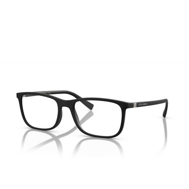 Dolce & Gabbana DG5027 Eyeglasses 2525 matte black - three-quarters view