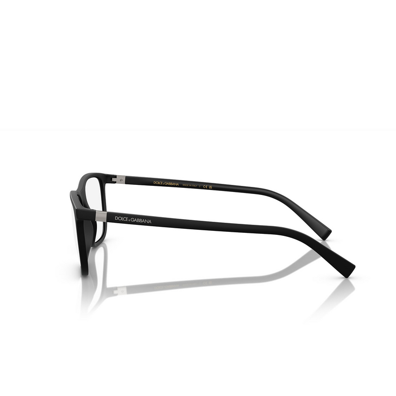 Dolce & Gabbana DG5027 Eyeglasses 2525 matte black - 3/4