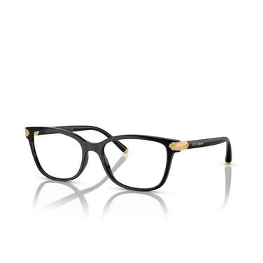 Dolce & Gabbana DG5036 Eyeglasses 501 black - three-quarters view