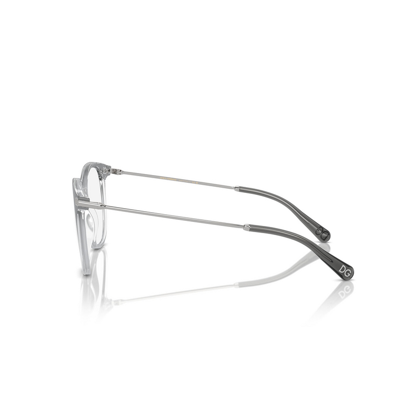 Dolce & Gabbana DG5071 Eyeglasses 3291 grey gradient crystal - 3/4