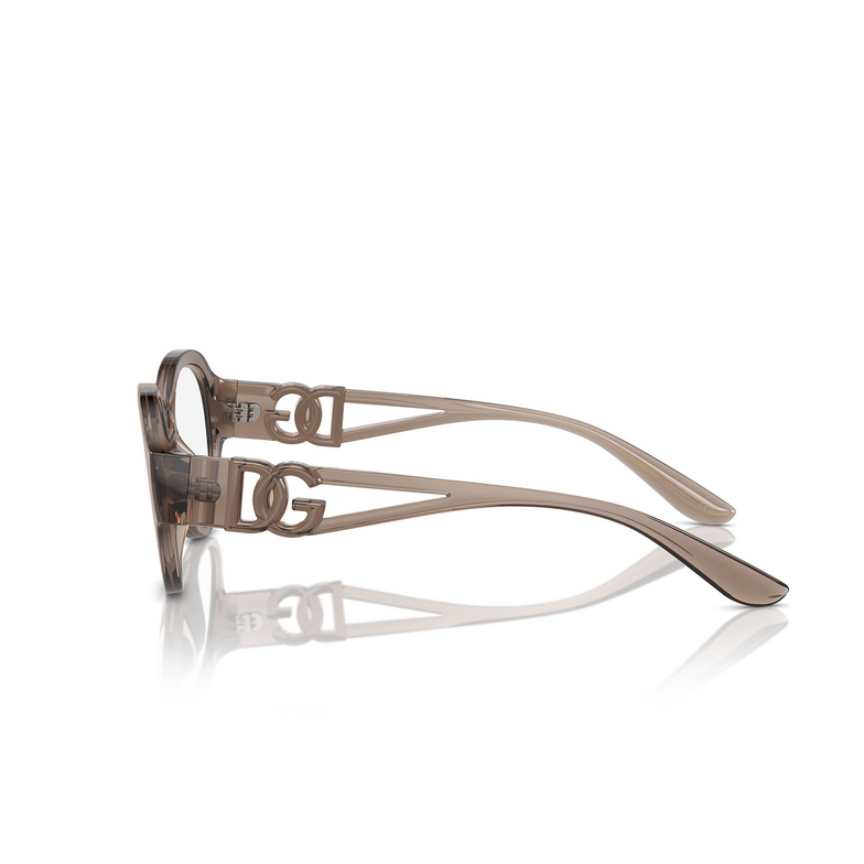 Dolce & Gabbana DG5111 Eyeglasses 3291 transparent grey - 3/4